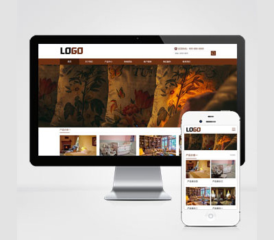 (自適應手機端)家私家紡網(wǎng)站模板